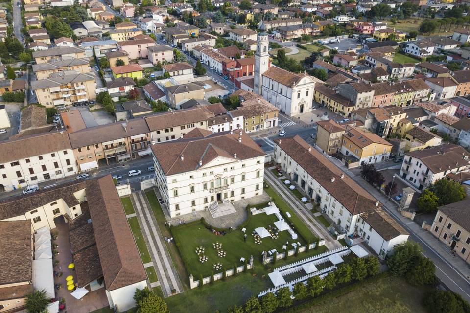 Allestimento in giardino