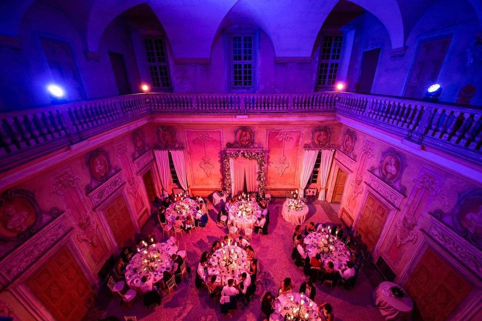 Illuminazione cena
