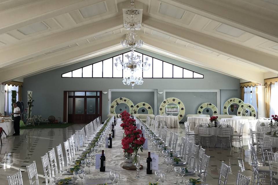 Villa Peretti:tavolo imperiale