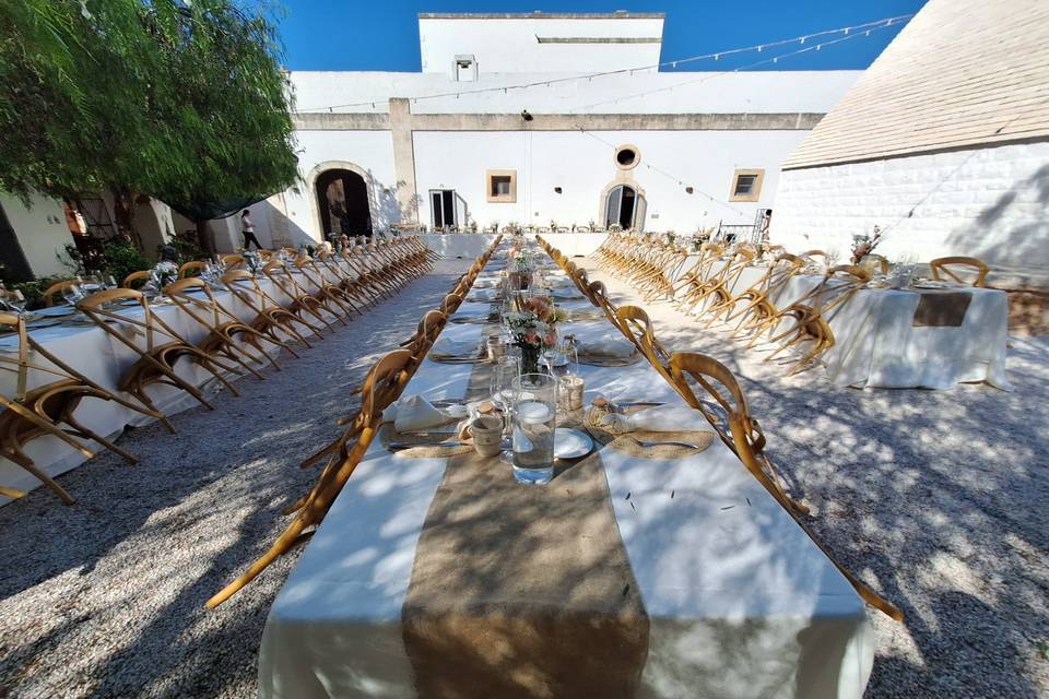 Centrotavola in masseria