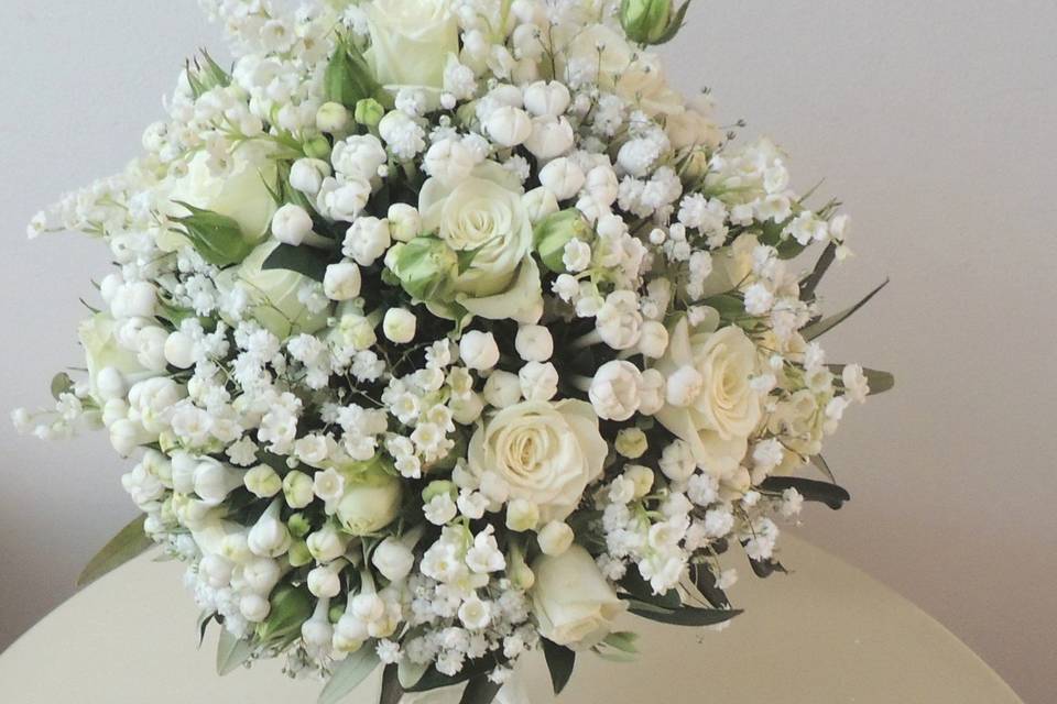 Bouquet sposa con corona