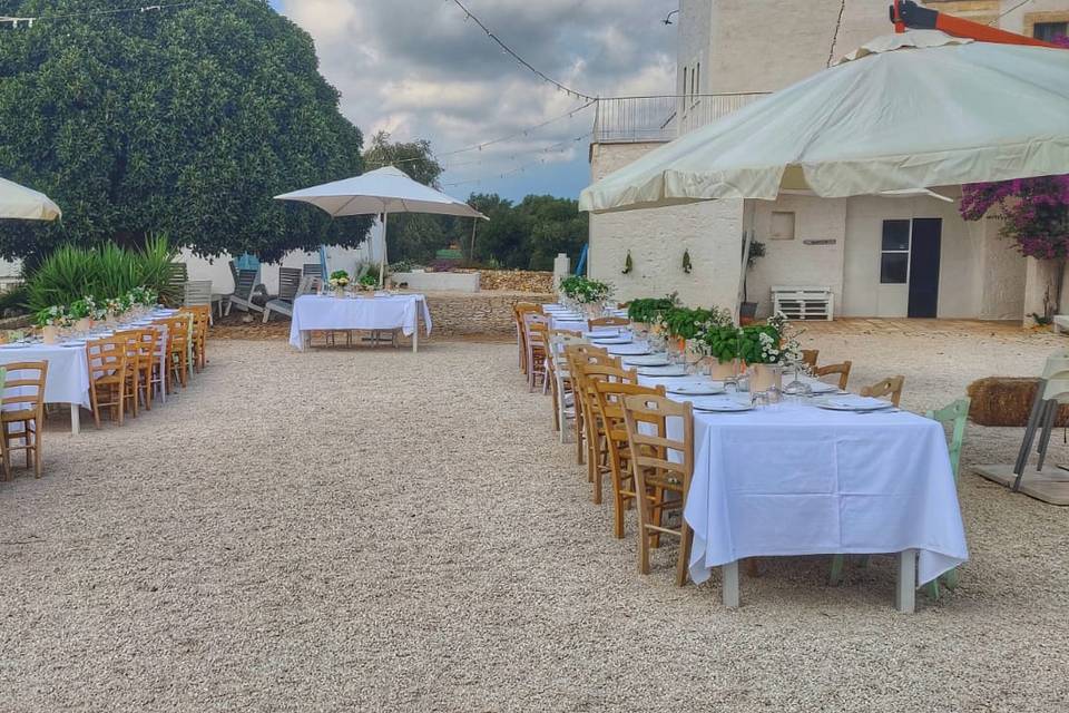 Tavoli in masseria