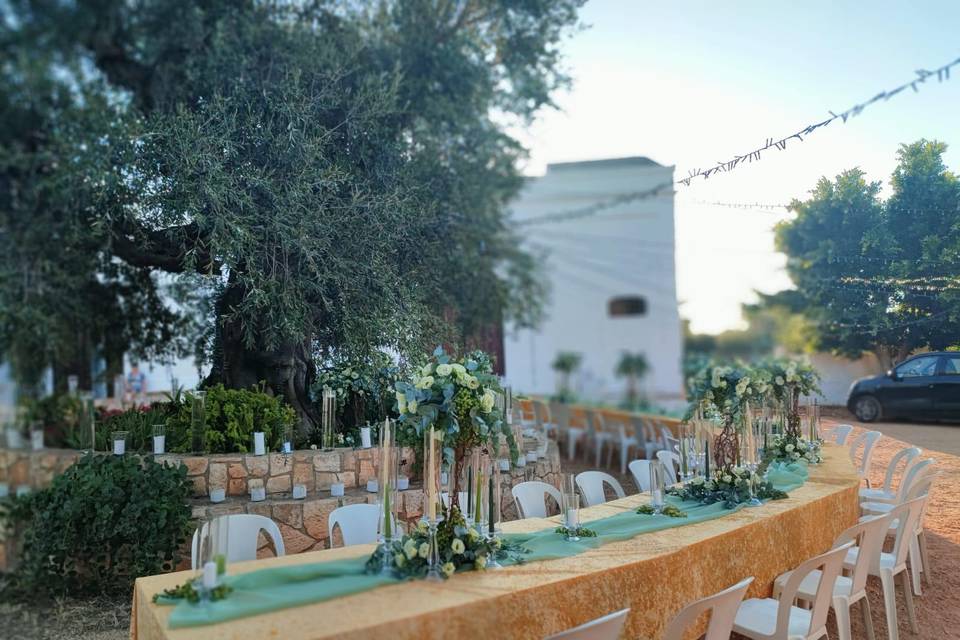 Centrotavola in masseria