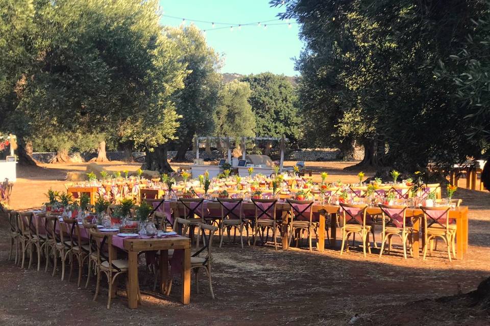 Centrotavola in masseria