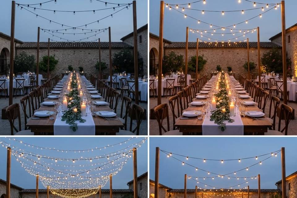 Diverse soluzioni luci bistrot