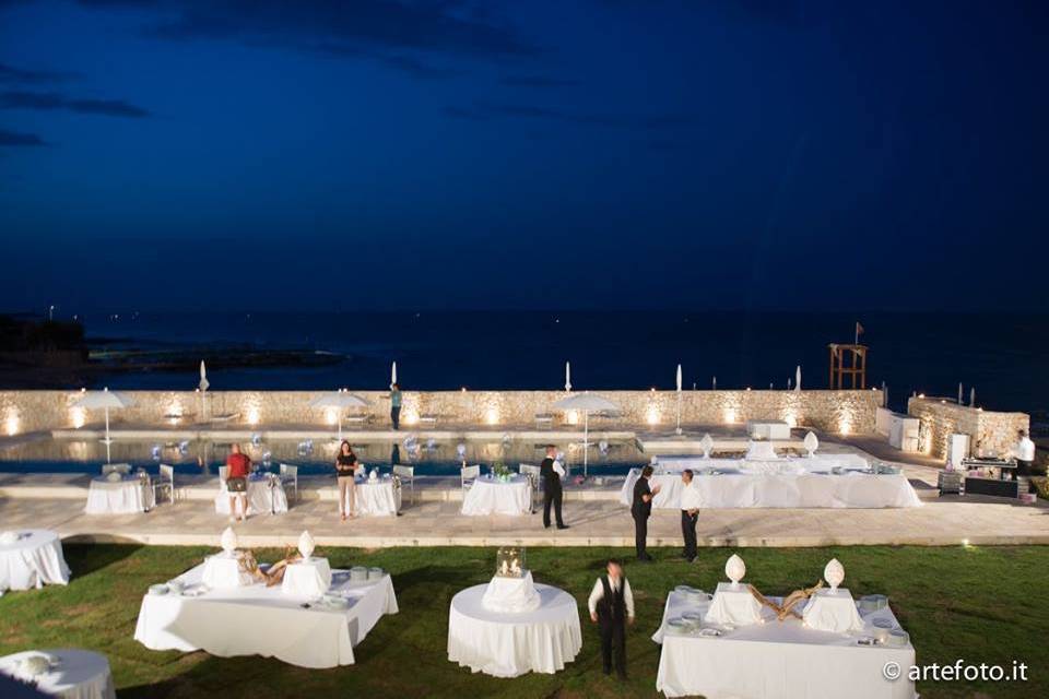 Allestimento in Piscina