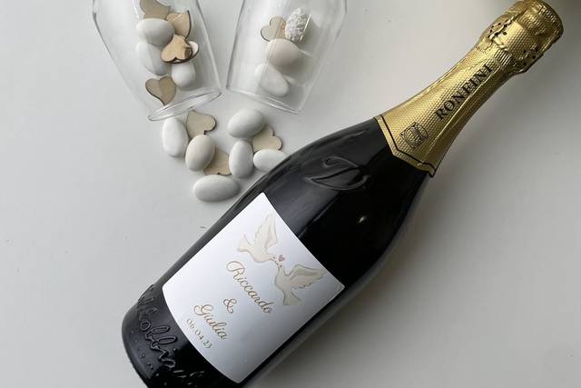 BOTTIGLIA VINO PERSONALIZZATA
