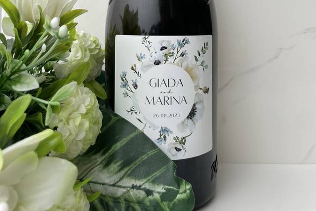 BOTTIGLIA VINO PERSONALIZZATA