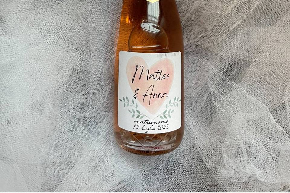 MINI BOTTIGLIA PERSONALIZZATA