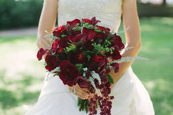 Wine wedding: bouquet
