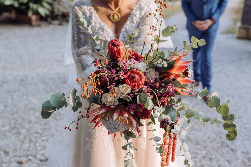 Bouquet sposa autunno