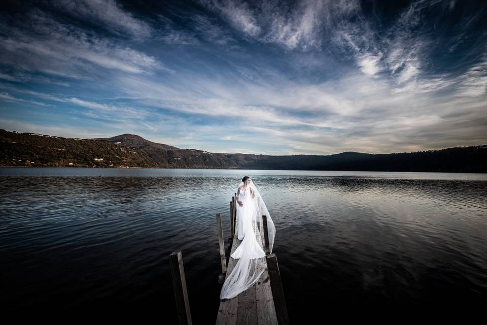 Wedding in albano lake