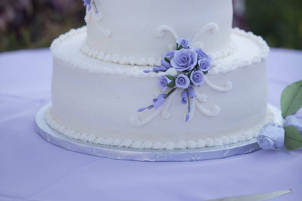 La wedding cake in tema...
