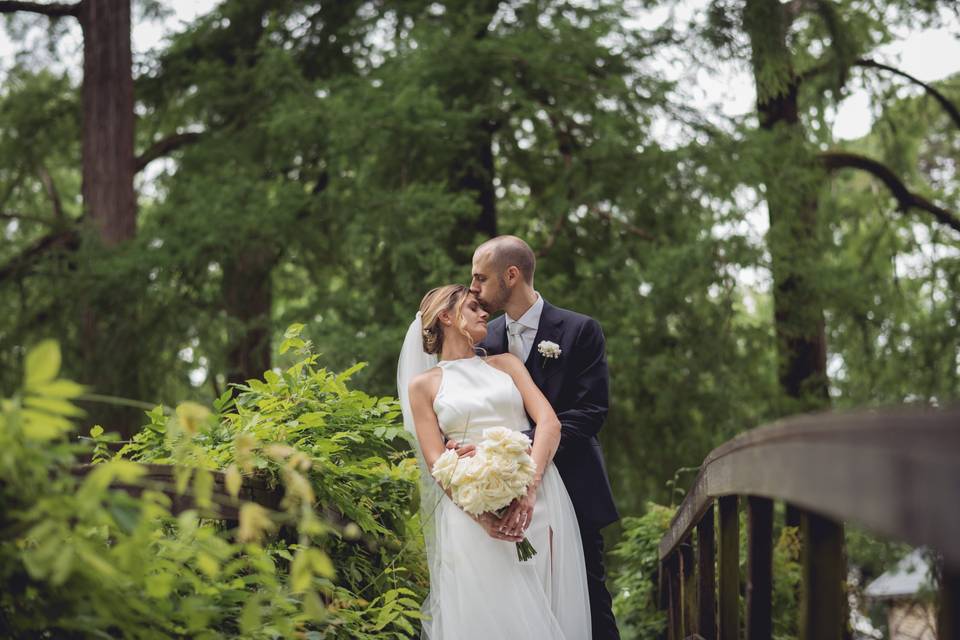 Bouquet sposa con rose