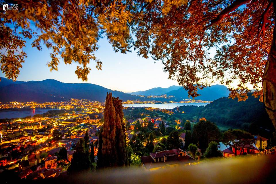 Vista sul lago di Como