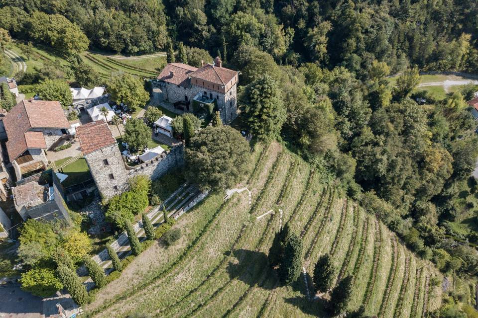 Castello di rossino veduta