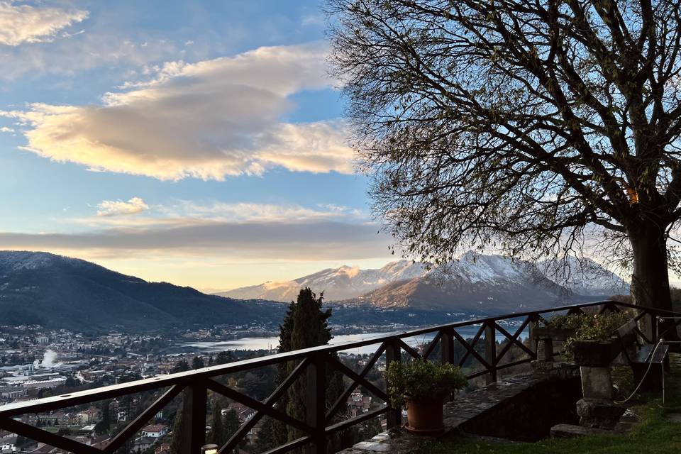 Panorama sul lago di Como