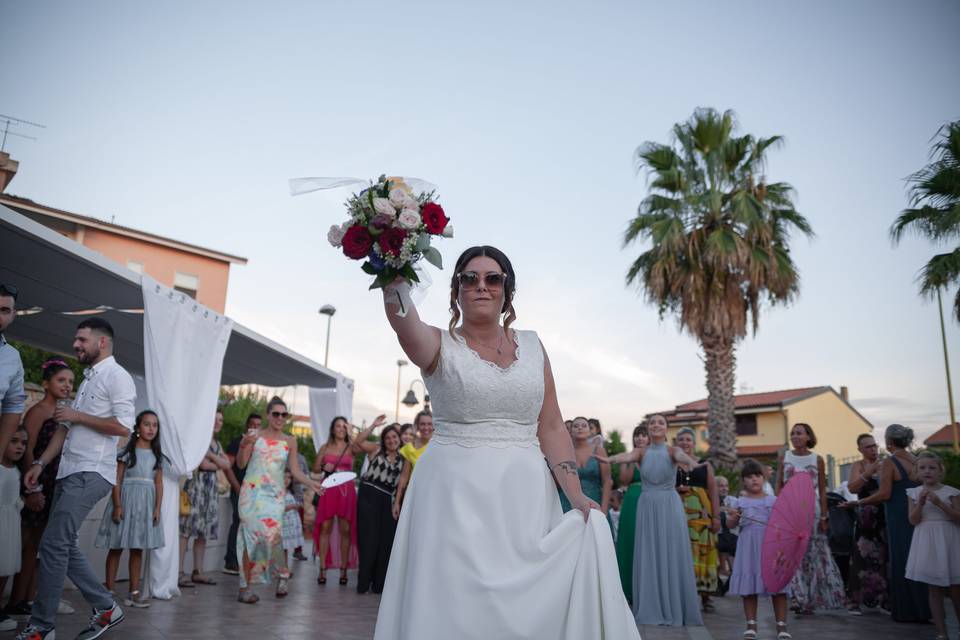 Lancio bouquet