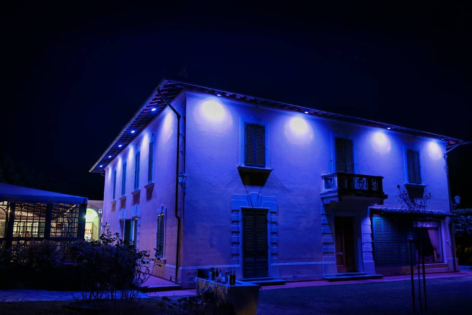 Villa by night