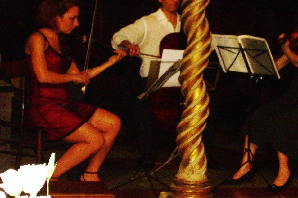In trio
