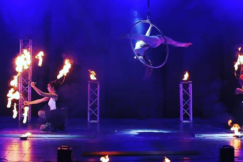 Fire elegance show