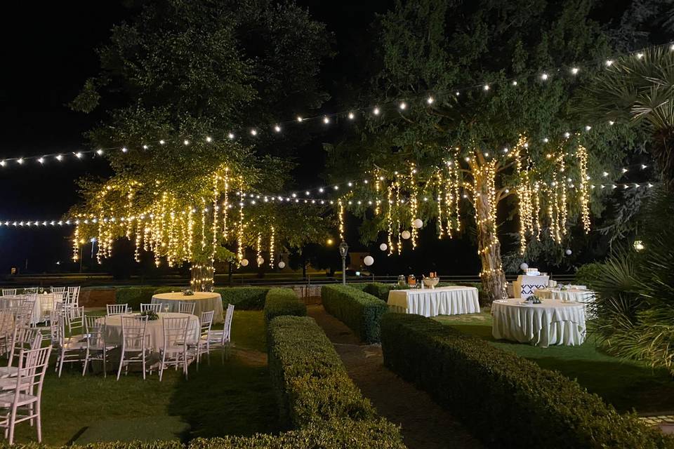 Luminarie in giardino