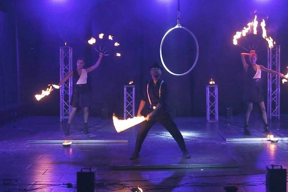 Fire elegance show