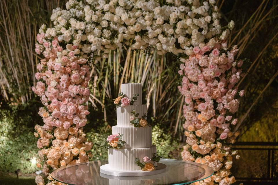 Allestimento taglio torta