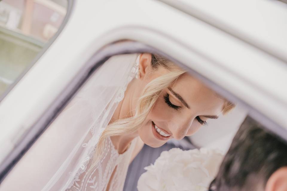 Arrivo sposa in chiesa