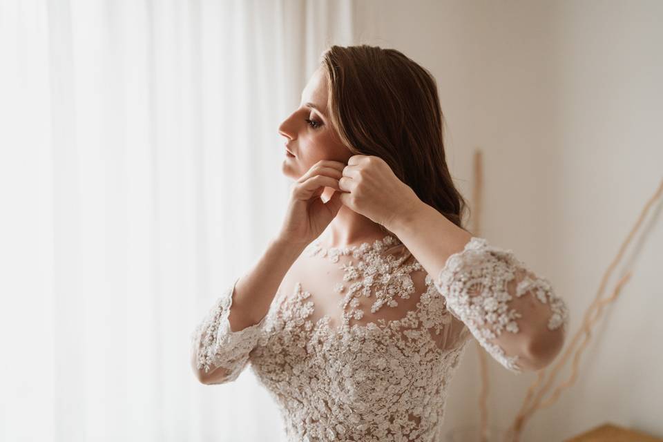 Preparazione sposa