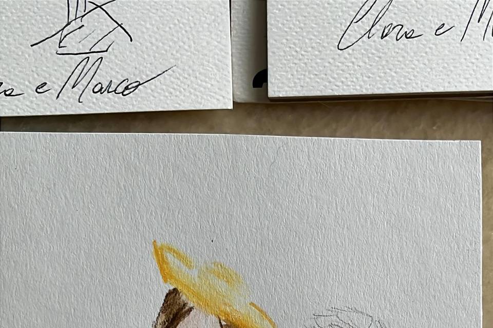 Acquerello e matita