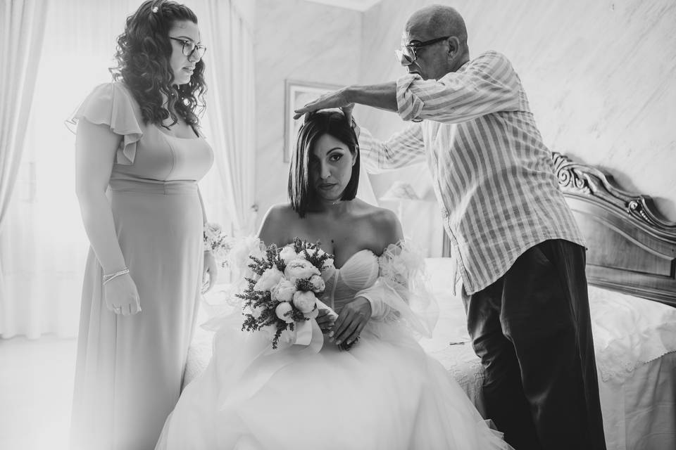 Preparazione sposa