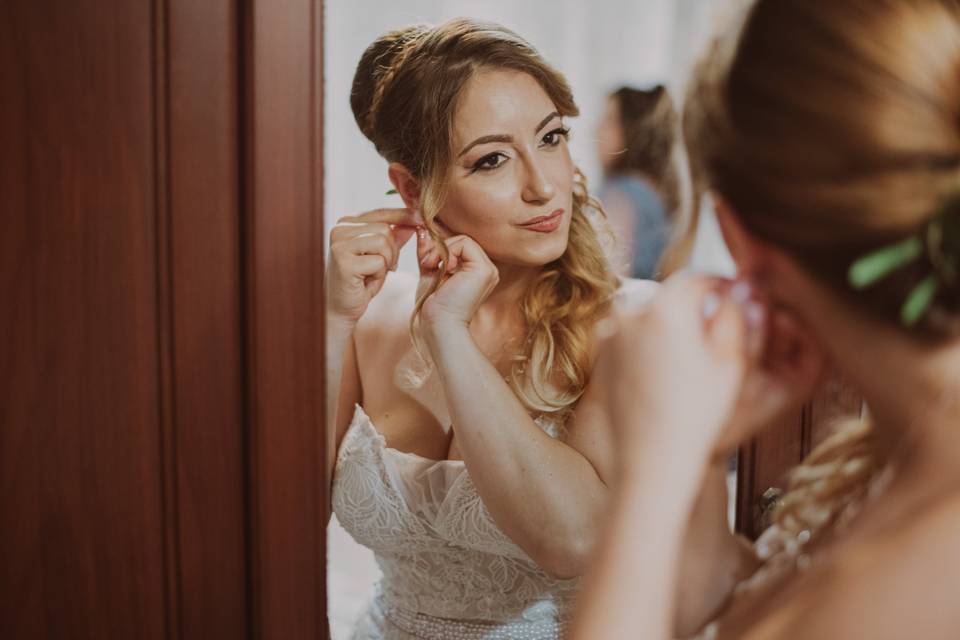 Preparazione sposa