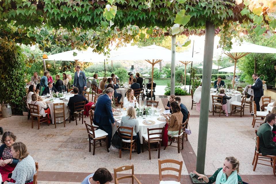 Cena in terrazza