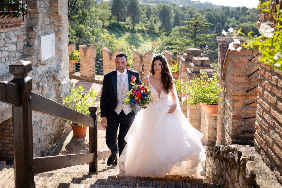 Sposi alla Rocca di Montalfeo