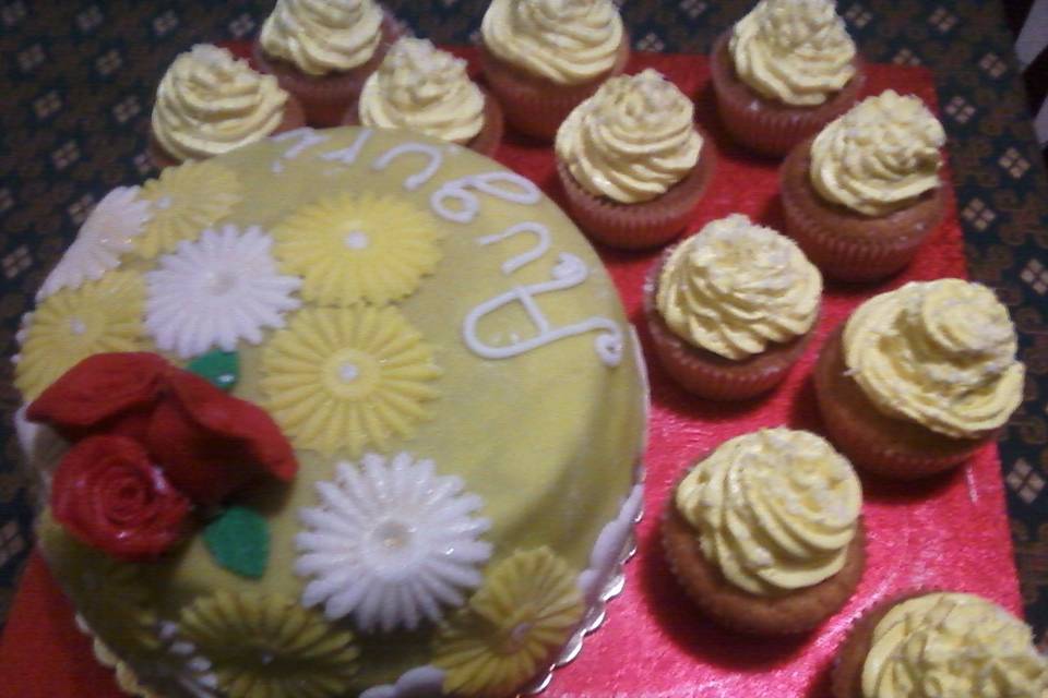 Torta e cupcake