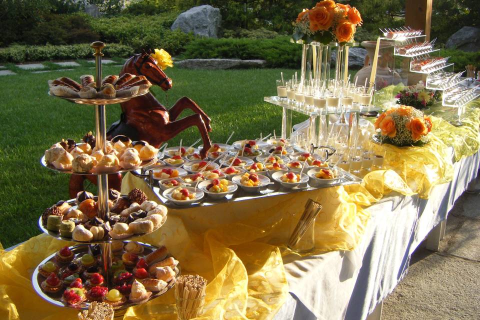 Buffet di dolci serale