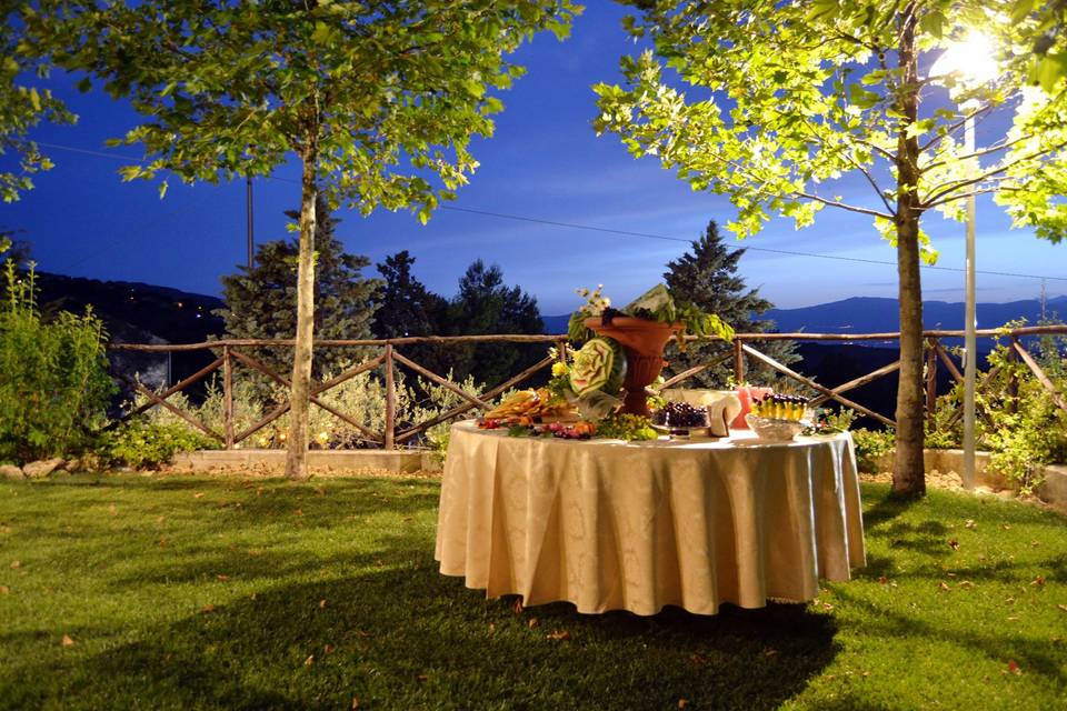 Buffet al tramonto