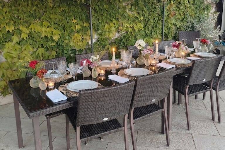 Cena in terrazza