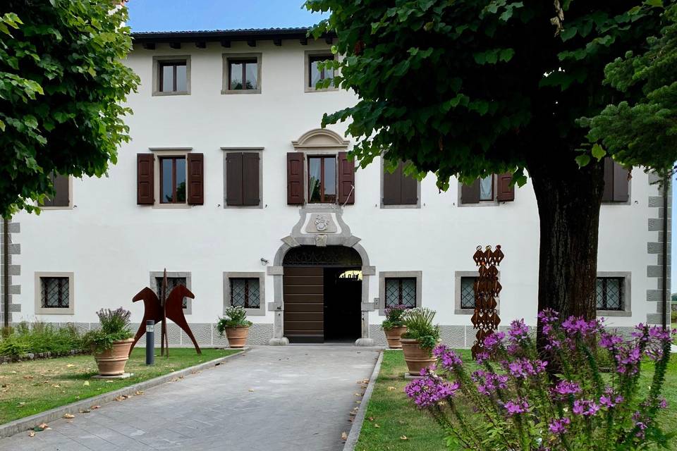 Facciata villa Minini