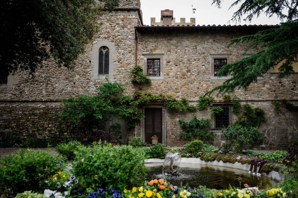 Fontana in giardino