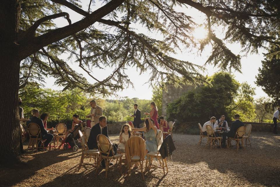 Aperitivo in giardino