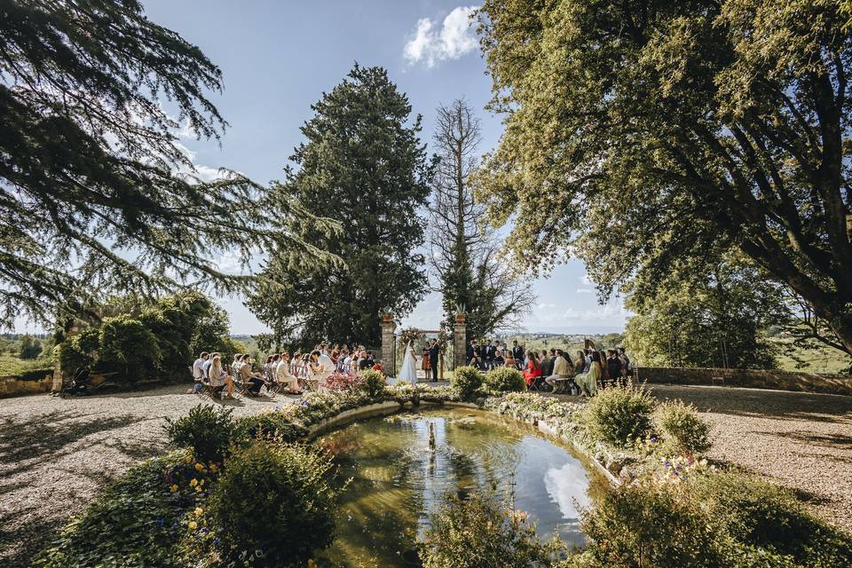 Cerimonia in giardino