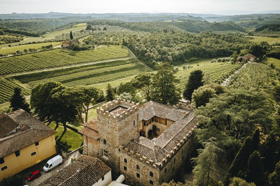 Vista aerea castello