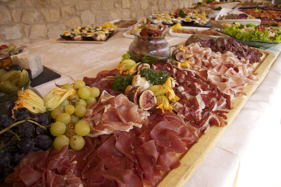 Buffet antipasti