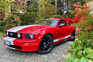 Wedding Red Mustang