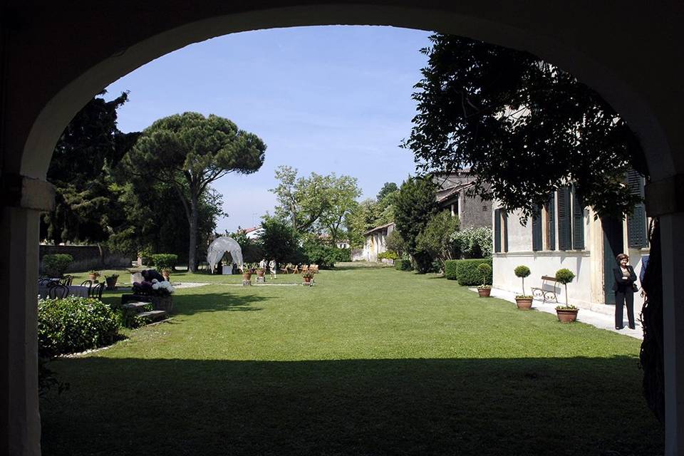 Vista del giardino