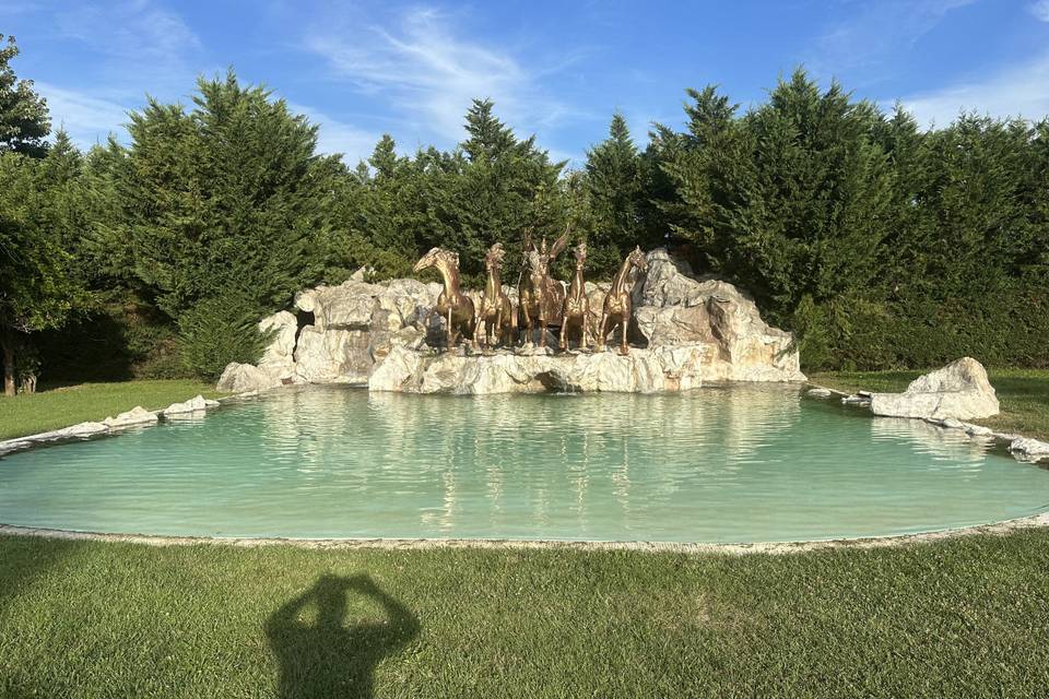 Fontana cavalli romani