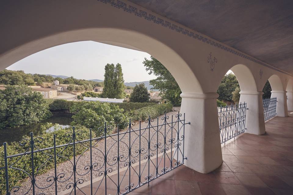 Panoramica veranda coperta