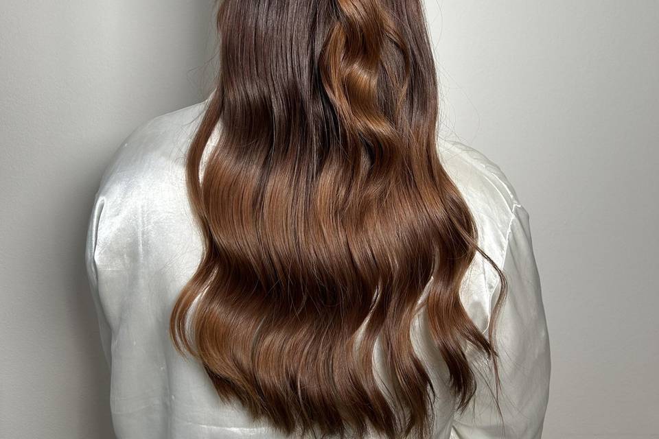 Twisted half up